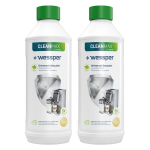 Wessper CleanMax Green Universaalne looduslik katlakivieemaldusvahend kohvimasinale, veekeetjale, triikrauale 2x500ml