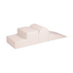 Pehmed ronimisklotsid lastele MeowBaby, valge, 3 elementi