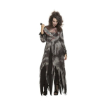 Alien Woman Costume - Bloodied - Grey - Adult - Indoor - 18 years