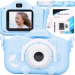 Digikaamera Kaamera lastele Vess full hd + 32gb microSD kaart