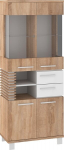 Vitriinkapp Lamir-14, pruun/valge