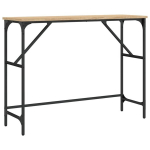 vidaXL konsoollaud, Sonoma tamm, 100x32x75 cm, tehispuit