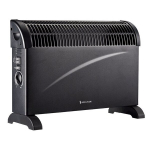 Konvektsioonk&uuml;tteseade (elektriradiaator) Heatum Therma H2000, must