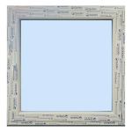 Pvc aken 900 x 930, valge