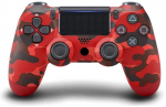 RE PlayStation 4 Doubleshock 4 V2 juhtmeta, Bluetooth, kamuflaažpunane (PS4 /PC/ PS5 / Android / iOS)