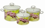 Keedupottide komplekt Orhideya, 3 tk