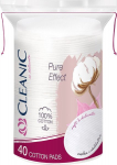 Puuvillased vatipadjad Cleanic Pure Effect, 40 tk.