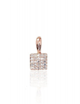 Punasest kullast ripats "Solitaire" DS00K638