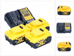 Laadimiskomplekt DeWalt DCB 1104 P3 12 V / 18 V 3x akut 5,0 Ah + DCB 1104 laadija