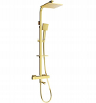 Du&scaron;i- ja vannis&uuml;steem termostaadiga Mexen CQ45, Gold