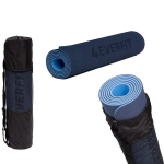 Joogamatt Deft Sport TPE, 183 x 61 cm must ja sinine
