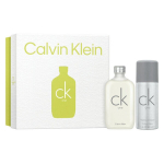 Kosmeetikakomplekt Calvin Klein Ck One meestele/naistele: pihustatav deodorant 150 ml + EDT tualettvesi 100 ml