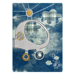 Hakano laste vaip Tinies Helicopter 120x170 cm