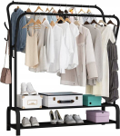 Riidenagi, 146x121 cm, must