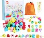 Puidust Montessori m&auml;nguasjad lastele BLOT, t&auml;hestik ja numbrid