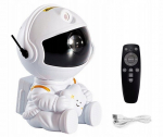 Projektor Led Laser Astronaut, istuv, valge