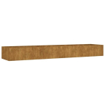 vidaXL taimekast, 360 x 80 x 40 cm, Corten-teras