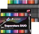 Viltpliiatsid Next generation, Jolly, kahepoolne, 24 v&auml;rvi