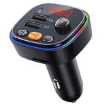 FM modulaator koos Bluetooth laadimisega ja RGB LED-valgustusega, Carbonpro