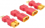 2 paari XT60 traadita adapterit T-Plug Deans stiilis, isane ja emane pistik