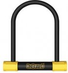 Jalgrattalukk Onguard, must/kollane