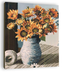 Maalimine numbrite j&auml;rgi "P&auml;evalilled", 40x50cm