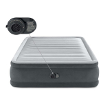 T&auml;ispuhutav madrats sisseehitatud elektripumbaga Intex, 203x152x46 cm, hall