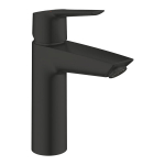 Single lever basin mixer - GROHE Start - 235752432 - Matt black - Size M - Medium spout - Water saving