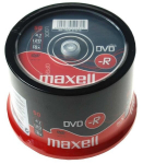 DVD-R plaadid MAXELL, 4,7 GB, 16X, 120 min., 50 tk., virnas