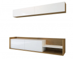 2-osaline elutoa m&ouml;&ouml;blikomplekt Kalune Design Kale, pruun/valge