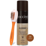 V&auml;rvitaastus sprei nubukile ja seemisnahale Coccine Nano Ravvivant, 250 ml (konjak) + Seemisnaha ja nubuki hari