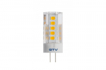 Pirn LED, G4, 3W, 260Lm, 3000K, 12V, 360&deg;