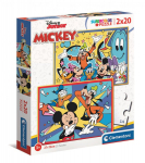 Pusled SuperKolor Mickey Clementoni, 24791, 2x20 d.
