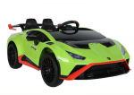 &Uuml;he elektriauto Lamborghini Lean Toys, roheline