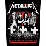 Embleem Metallica: Master Of Puppets Band, 1 tk