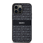 DKNY Leather Repeat Pattern Tonal Stripe Case