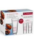 Kosmeetikakomplekt Clarins: kehapiim, 200 ml + kehakoorija, 30 ml + keha pinguldav vahend, 30 ml