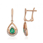 Kuldk&otilde;rvar&otilde;ngad teemantitega 14k kuld &ldquo;Royal V&rdquo;