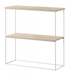 Riiul ADRK Furniture Toni, pruun/valge