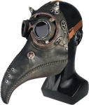 Halloweeni linnumask Steampunk
