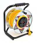 AWTOOLS PIKENDUSJUHT METALLIST RULL KOLLANE RASKED 25m 3x2,5 mm 16A / 3680W / IP44 NEOPREEN