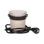 S&uuml;vistatav pistikupesa 3x250V koos USB-laadijaga 1,5m OR-AE-1342, srebrny