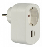 55079 SOCKET ADAPTOR 1USB-A+1USB-C 3.4A