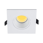 led plastikust ruudukujuline kohtvalgusti cob 7w 2700-3000k valge