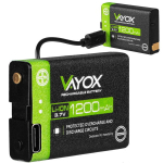 3.7V 1200mAh aku pealampidele VA0255 Vayox