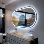 Peegel LED-valgustusega Vannituppa, Magamistuppa, Elutuppa - Palermo - 150 cm, 90 cm, LED Veidrodis Modelis - Palermo 150 cm x 90 cm