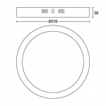MAGNEOS SF DL252 RD 210 12W 27K BL 06 "000008719514328693" t&auml;mbru verde 2 lei