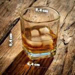 6x klaaside komplekt jookide, vee ja jookide jaoks, 250 ml