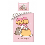 Puuvillane voodipesu 140x200 Pusheen Pink Yummy Desserti, Universaalne