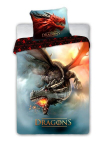 Noorte voodipesu DRAGONS Flying Dragon 160X200, Jaunimo patalynė DRAGONAI Skraidantis drakonas 160X200